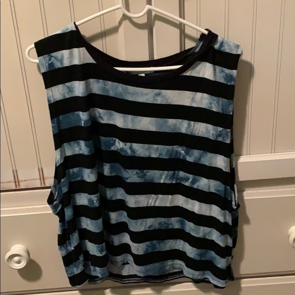 Striped loose fit tank